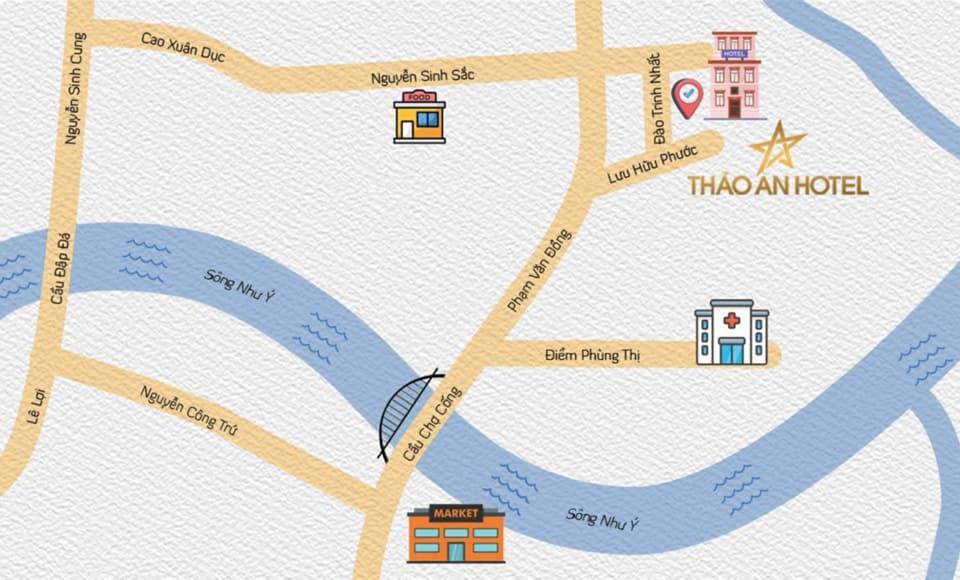 Thao An Hotel Hue Bagian luar foto
